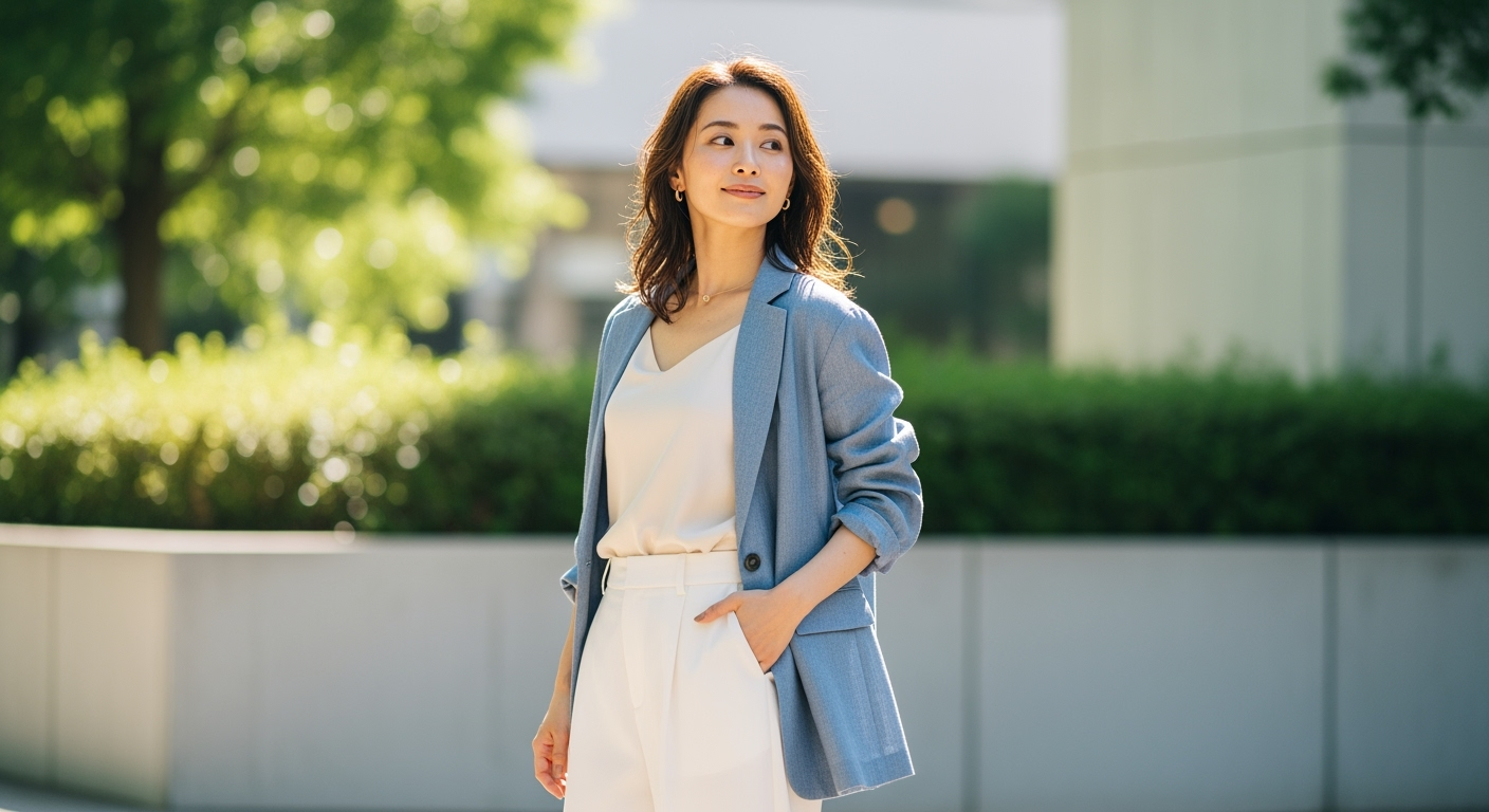 0.1秒で印象が変わる！40代が健康的に見える「色・光・線」の法則