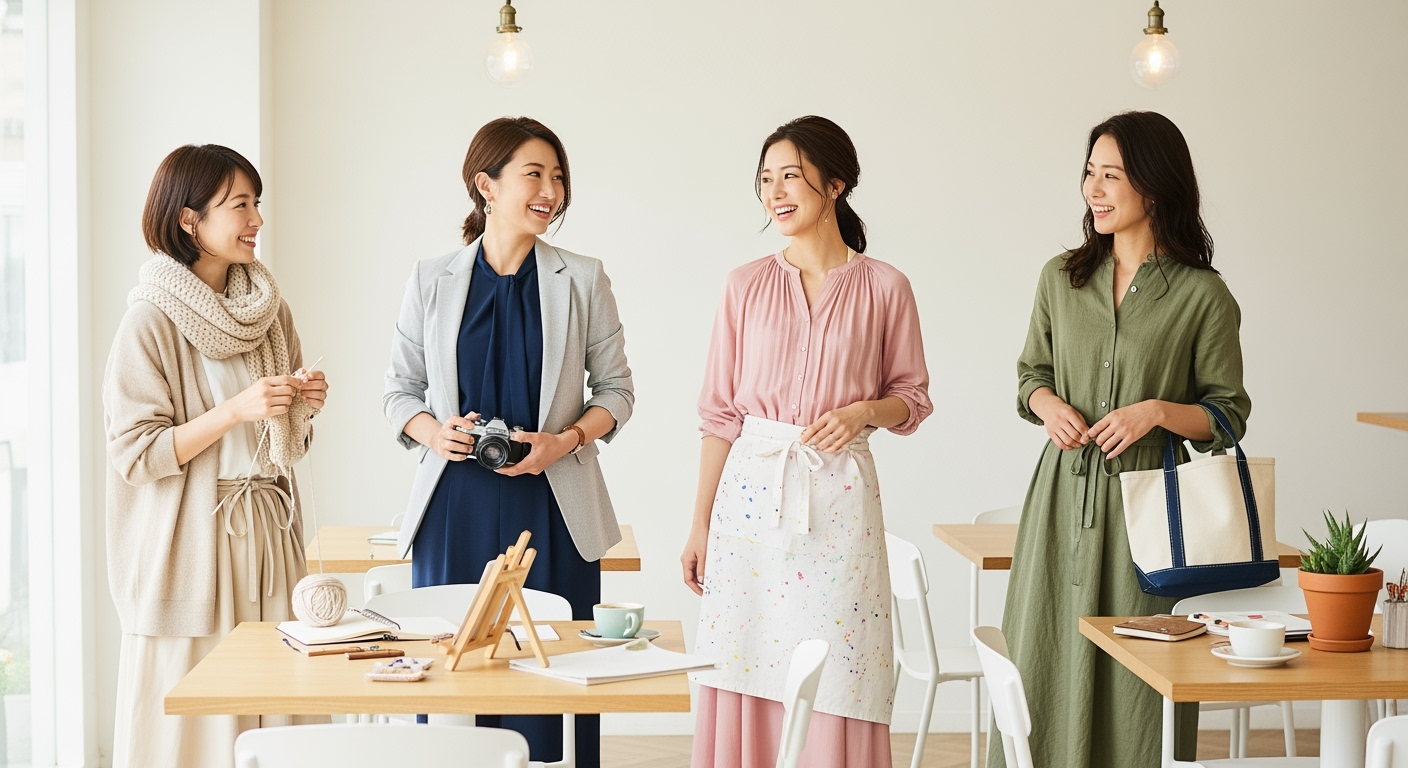 趣味の集まりで浮かない服装の法則：30代40代が知っておきたい「場・温度・動き」の3基準コーデ術