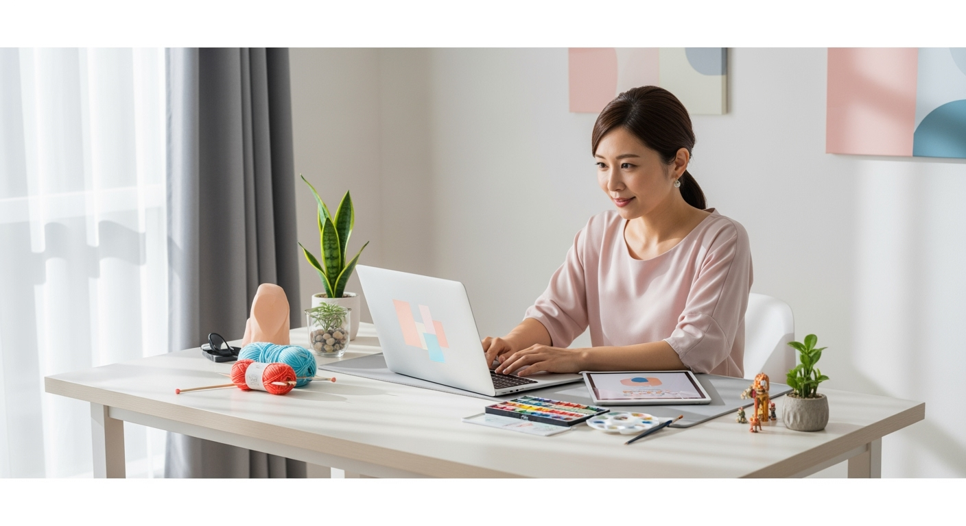 趣味を副業にする30日間ロードマップ｜30代40代女性が無理なく月3万円を目指す実践ガイド