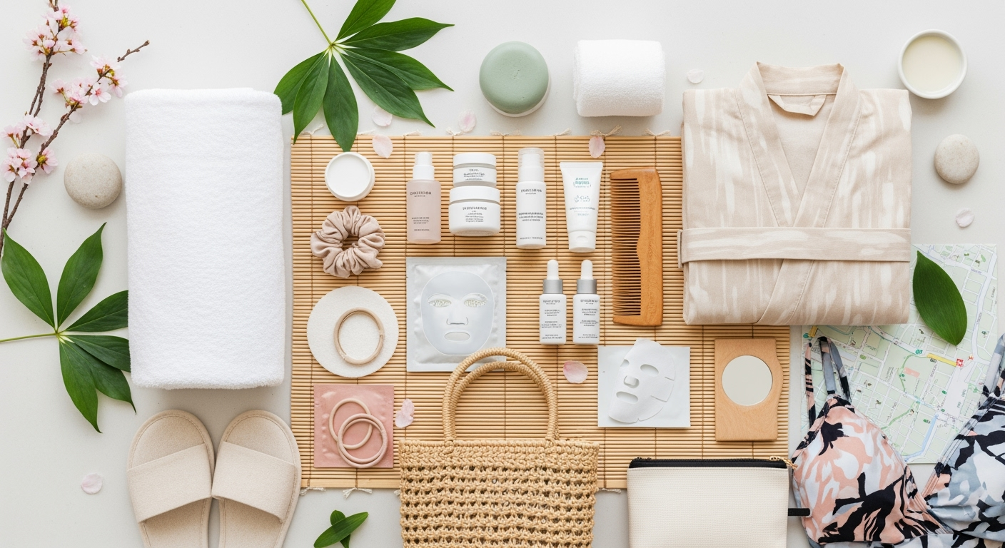 温泉旅行の荷物が半分になる！30代40代の身軽パッキング術