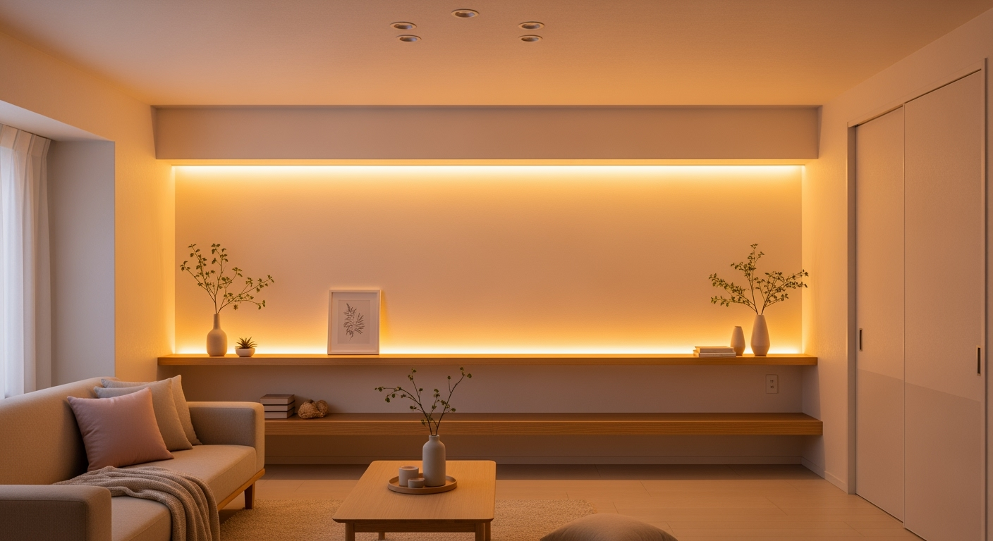 40代でも朝まで熟睡できる間接照明の使い方3選