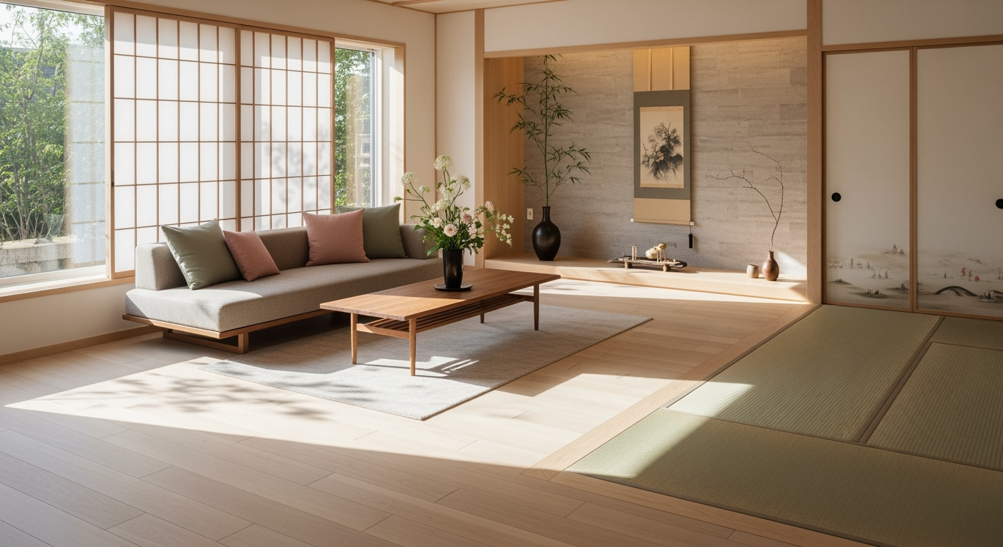 賃貸でもできる和モダンインテリア術：忙しい30代40代女性が10分で変える3つのコツ