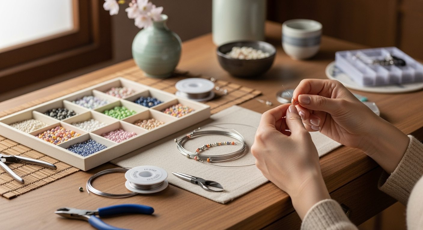 初期費用2,000円で始める40代のアクセサリー作り｜30分で完成する簡単レシピ5選