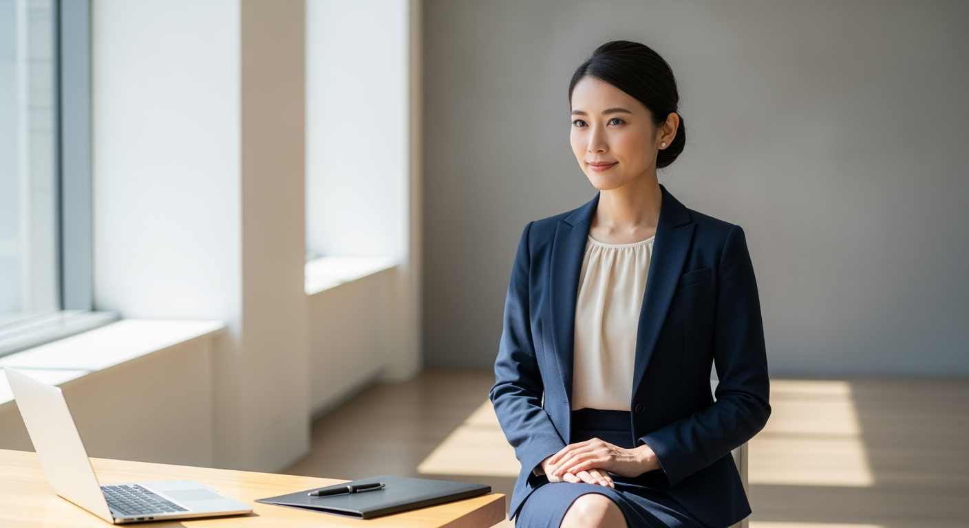 転職面接で好印象を勝ち取る「清潔感コーデ」の正解｜30代・40代女性の服装マナー完全版