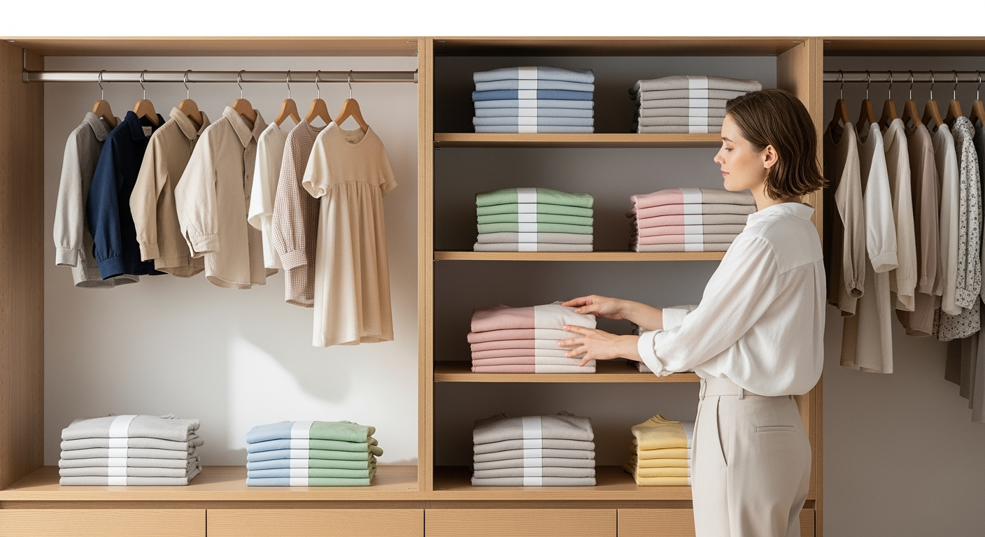 月1回3ステップで子供服サイズ管理！無駄買いゼロ＆朝の支度5分短縮テク