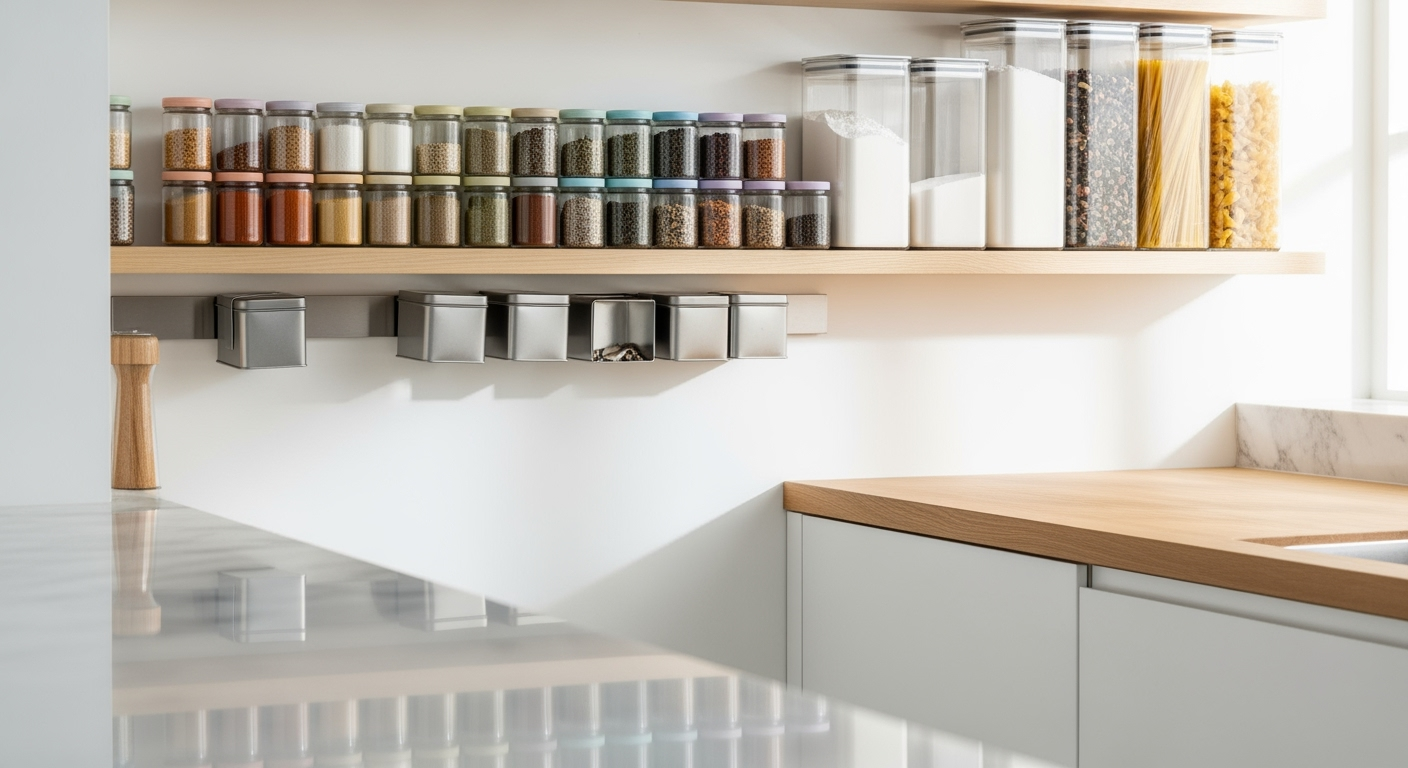 キッチンが片付かない人がやりがちな調味料収納の3つのNG習慣