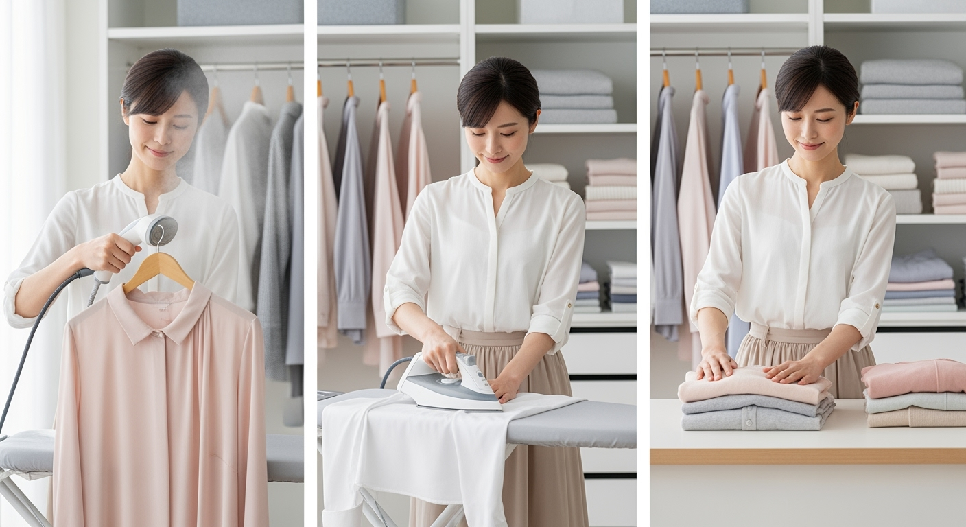 40代の「少数精鋭ワードローブ」を10年愛用する洗濯テクニック3選