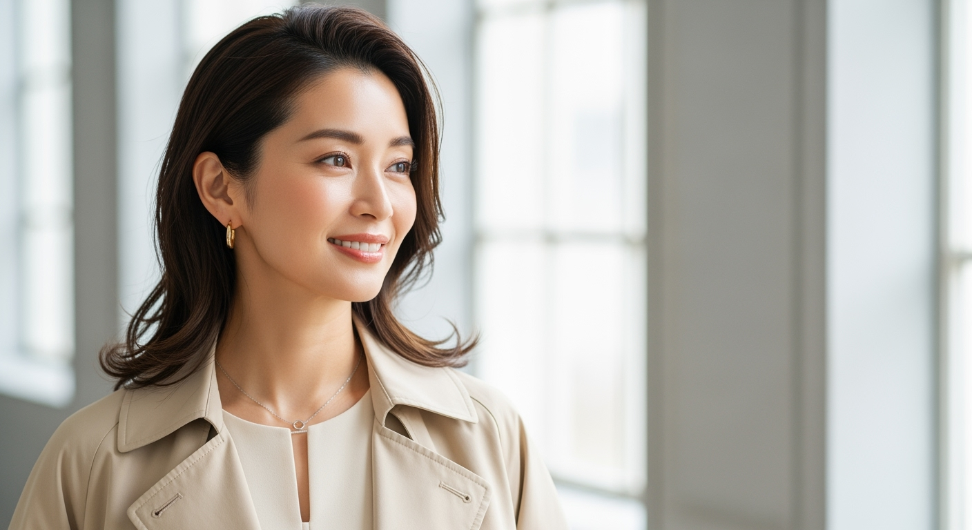 40代が自然に「若く見える人」になれる3つの法則〜コーデ・ヘア・所作で差をつける〜