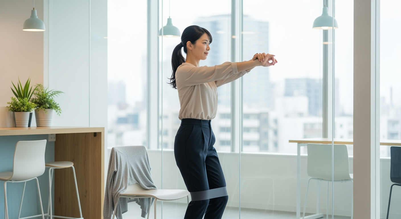 午後の眠気と肩こりが20分で変わる！昼休み簡単エクササイズ3選