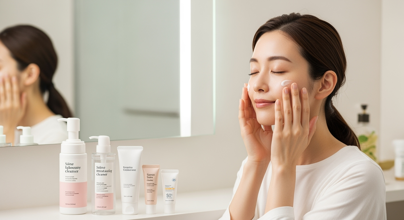 マスクネが気になる40代へ…朝・昼・夜の3ステップで肌荒れを防ぐスキンケア習慣