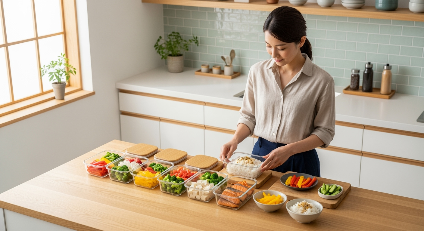 90分で7品完成！平日夕食15分の「失敗なし作り置き設計術」