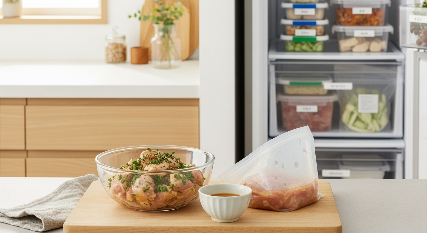 毎日5～10分の時短を叶える「下味冷凍」で食品ロスも解決する簡単テクニック