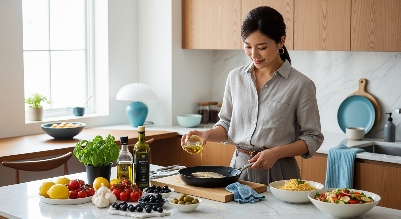 平日15分で完成！40代が続けやすい地中海式レシピ5選