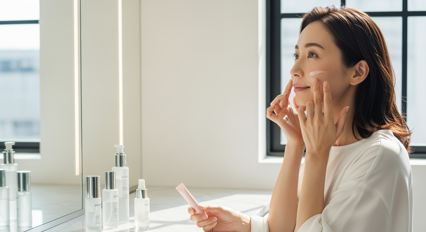 朝の10分で化粧崩れを防ぐ「3ポイント下地術」をゆらぎ世代が試してみた