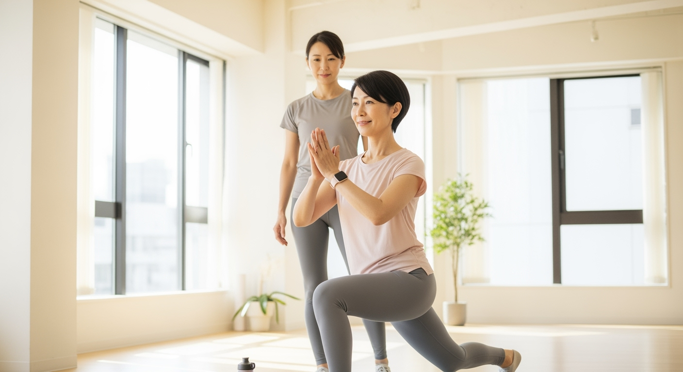 【週150分でOK】40代女性が知らない更年期症状を和らげる運動のコツ