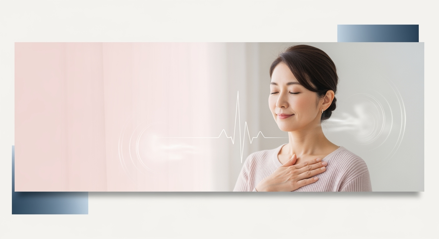 更年期の動悸・息切れが気になったら：危険サインの見分け方と今すぐできる5つの対処法
