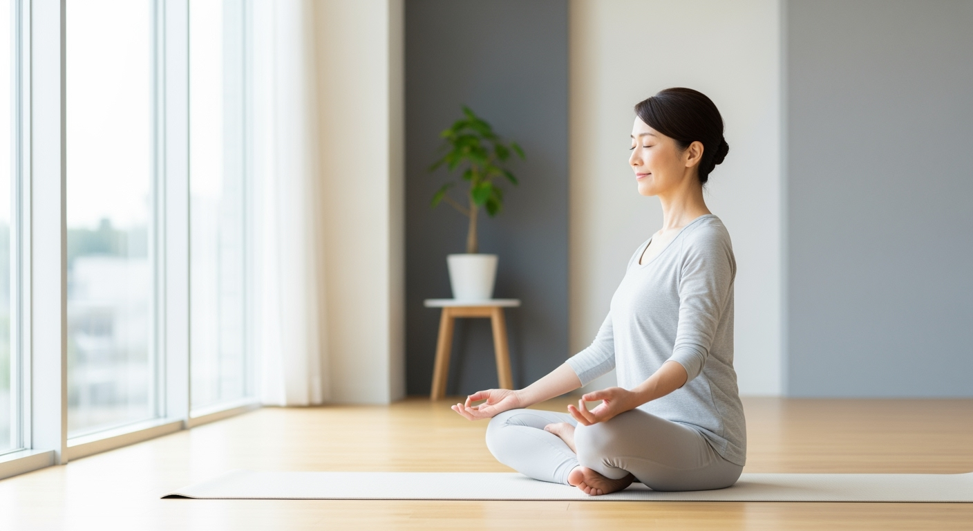 1日10分で心が軽くなる｜30代40代の「がんばりすぎない」ヨガ習慣で穏やかに過ごすコツ