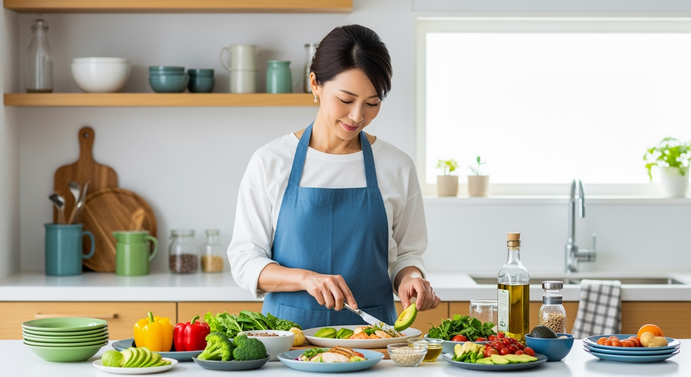 40代の体型変化を食事で乗り切る！無理なく続けられる5つの食べ方のコツ