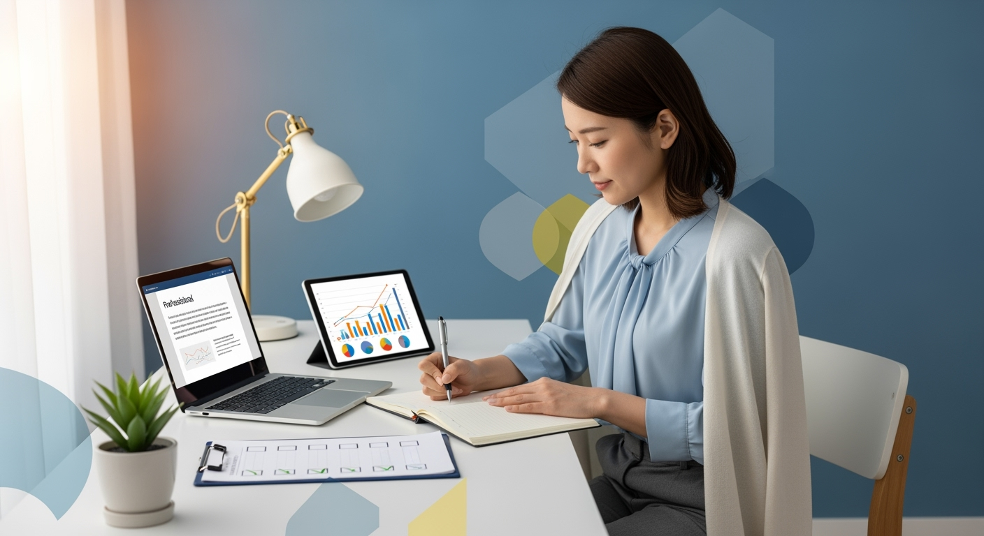 40代転職女性のES、7秒で通過させる3ステップ実践術