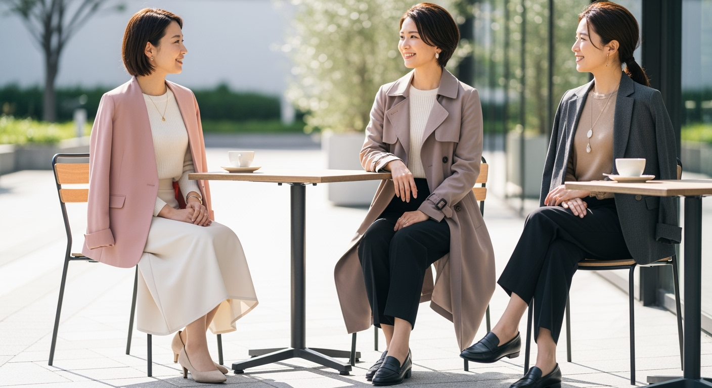 ママ友コーデで浮かない！30代・40代が選ぶべき7つの鉄板スタイル