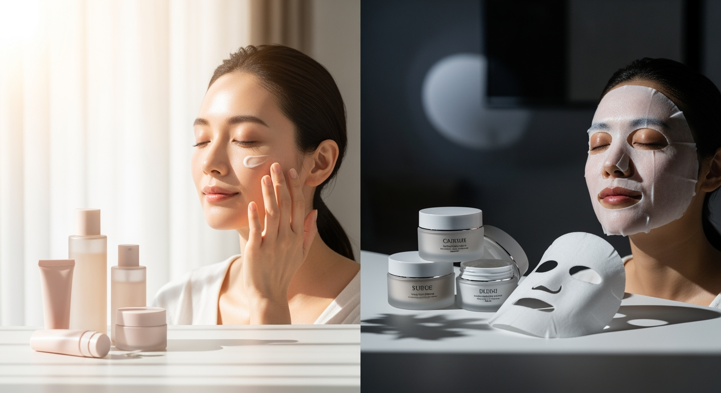 40代でも続けやすい！朝夜スキンケア「守る・整える」の使い分けポイント