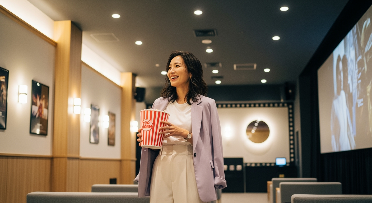 30代・40代の忙しい女性が「映画館で2時間だけ」心をリセットする5つの過ごし方