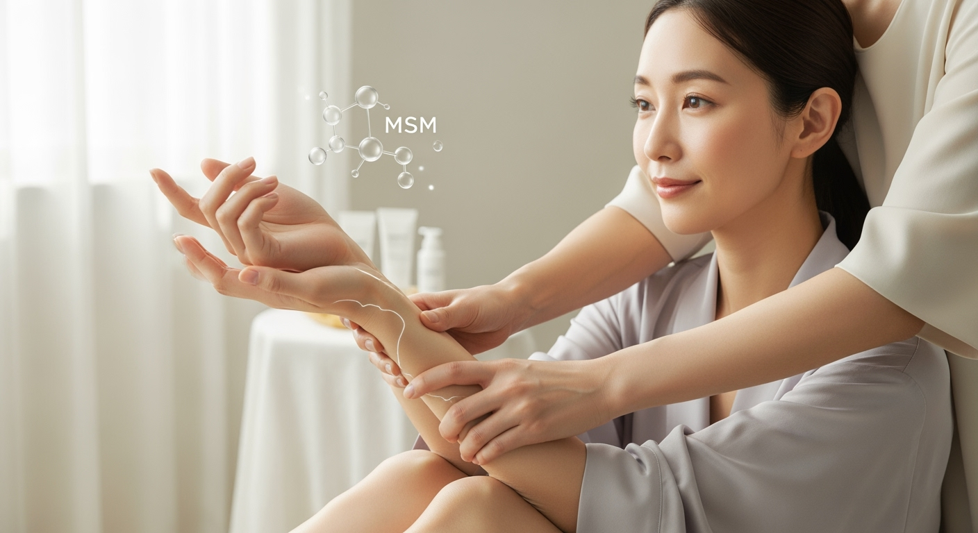 40代の関節・肌・髪が気になる人が知っておきたいMSM（メチルサルフォニルメタン）の基礎知識