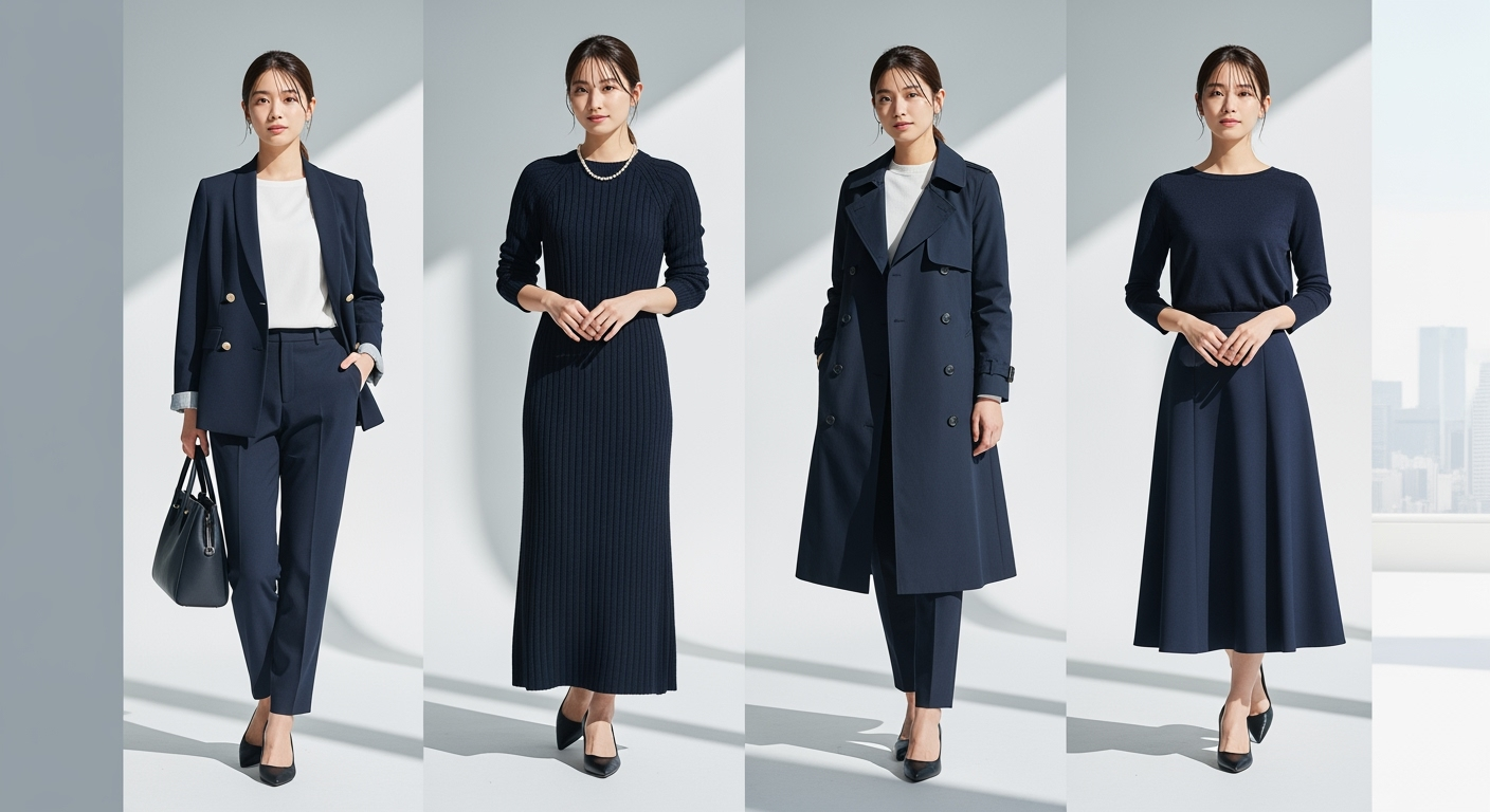 40代が迷わず決まる「ネイビー着こなし」3つの法則｜仕事も週末もこれで解決