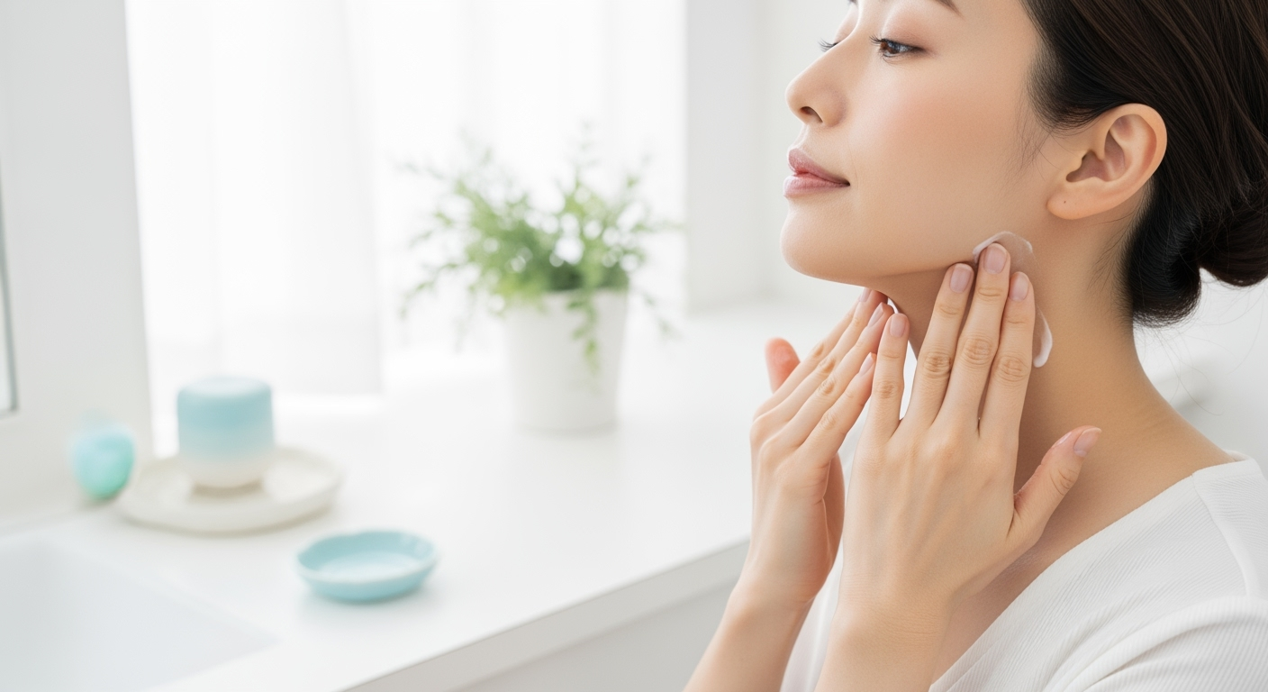 首のシワが気になる40代が試した「朝3分・夜5分」のデイリーケア習慣