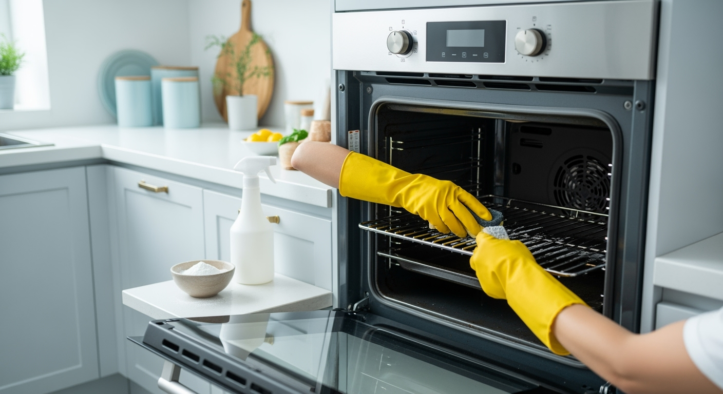 頑固なオーブン焦げが重曹3ステップで驚くほどスルッと落ちる裏ワザ