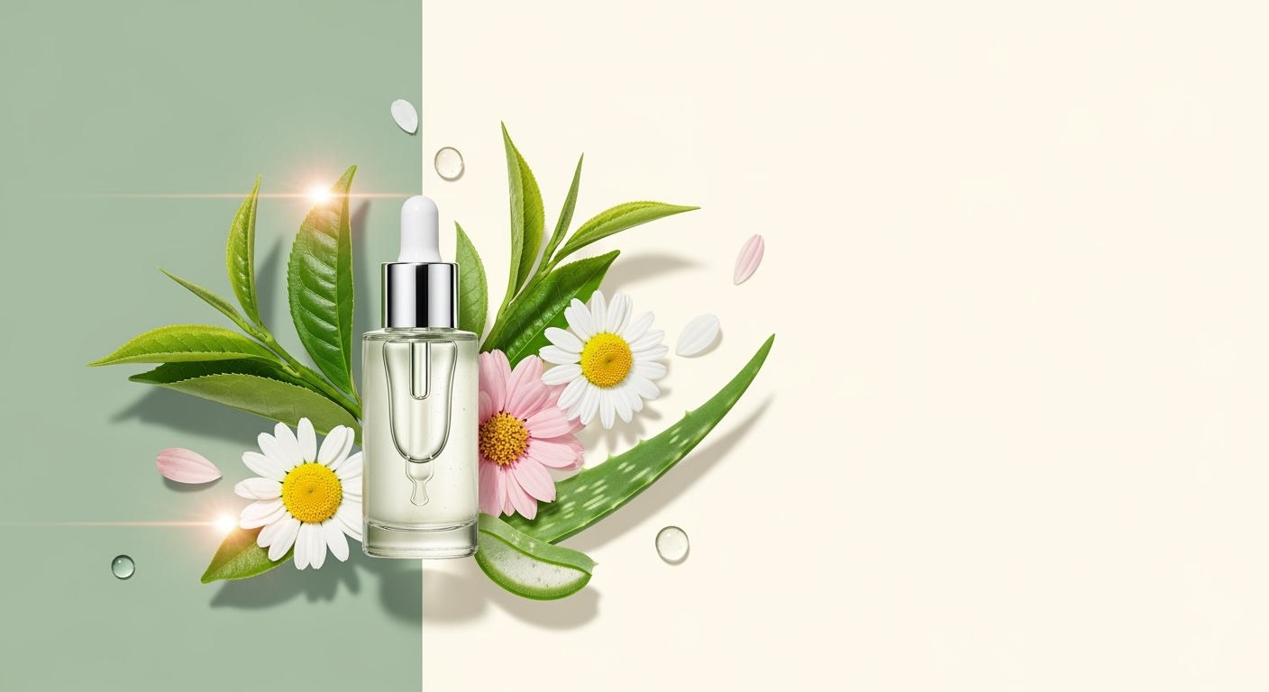 40代の乾燥・くすみに効く植物エキスの選び方｜緑茶・甘草・ツボクサ・アロエの使い分けガイド