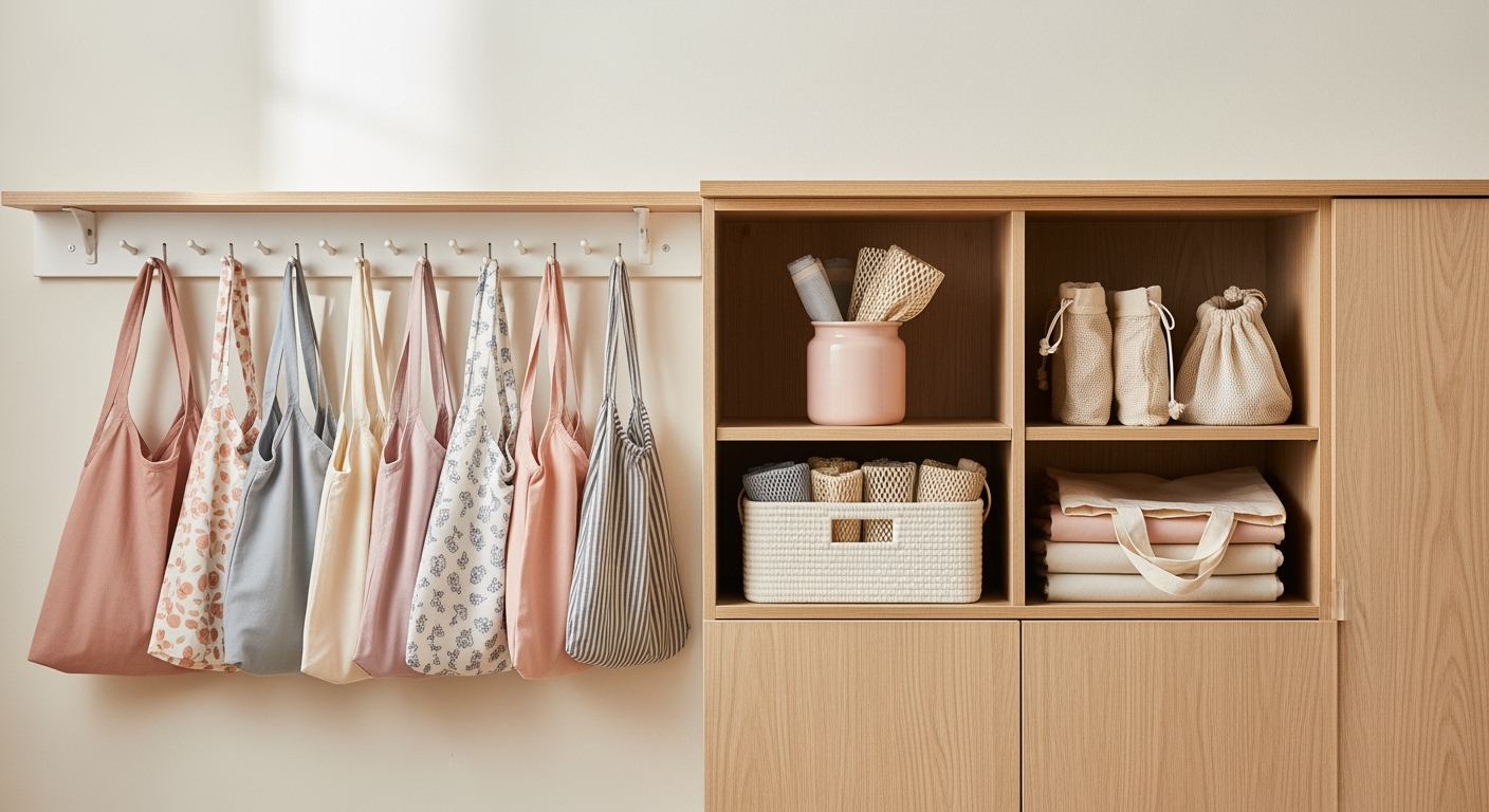 30代・40代が知らない「レジ袋＆エコバッグ」1アクション収納術