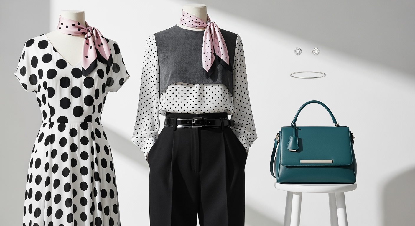 40代が知らないと恥ずかしい！ドット柄を上品に着こなす3つのルール