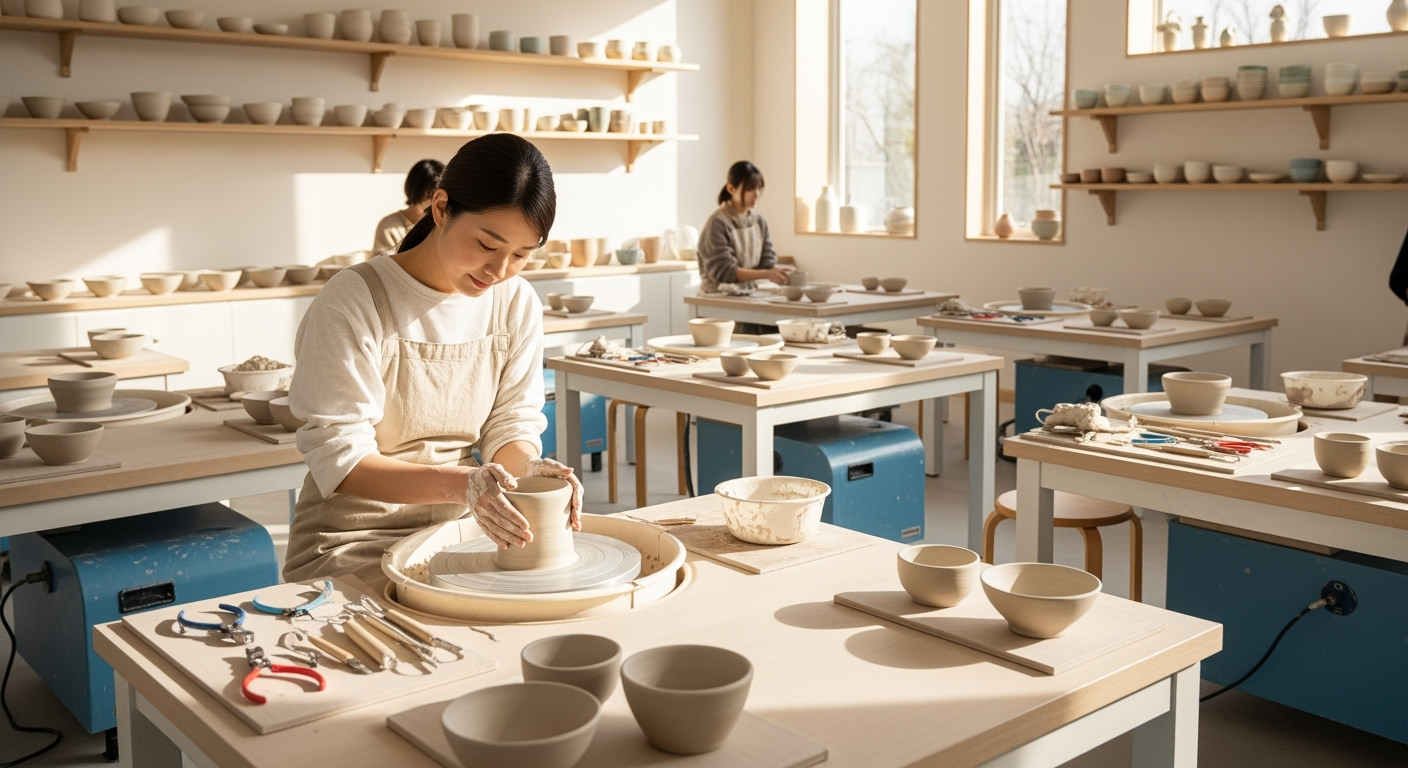 忙しい30代・40代が「続けられる陶芸教室」を見分ける5つのチェックポイント