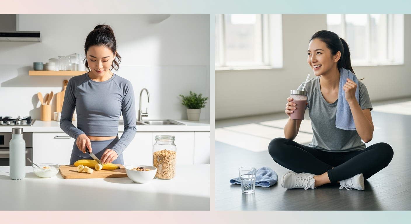 40代でも続く「運動前の補食」正解パターン5つ｜時短で栄養チャージする方法