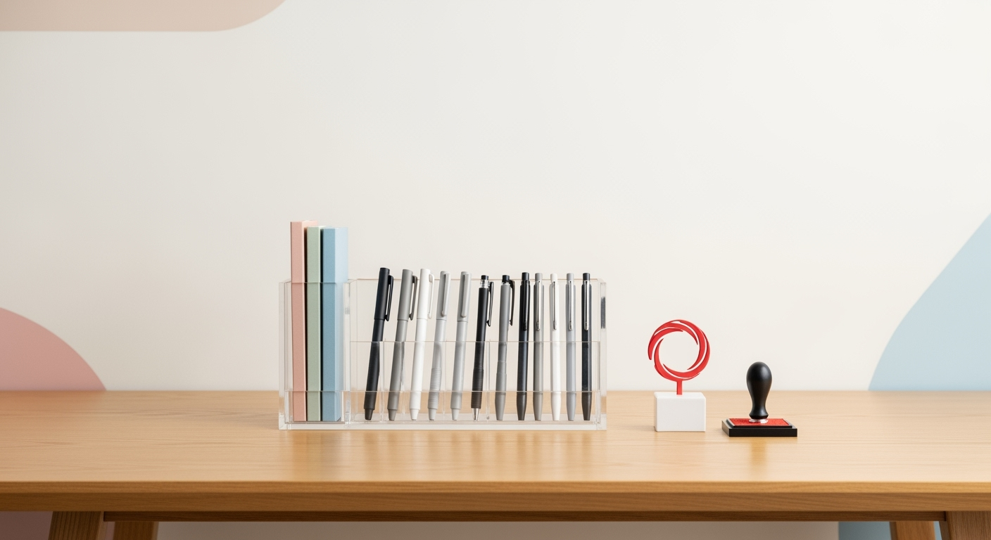 40代の「また探してる…」がゼロになる！印鑑と筆記具の3つの管理ルール