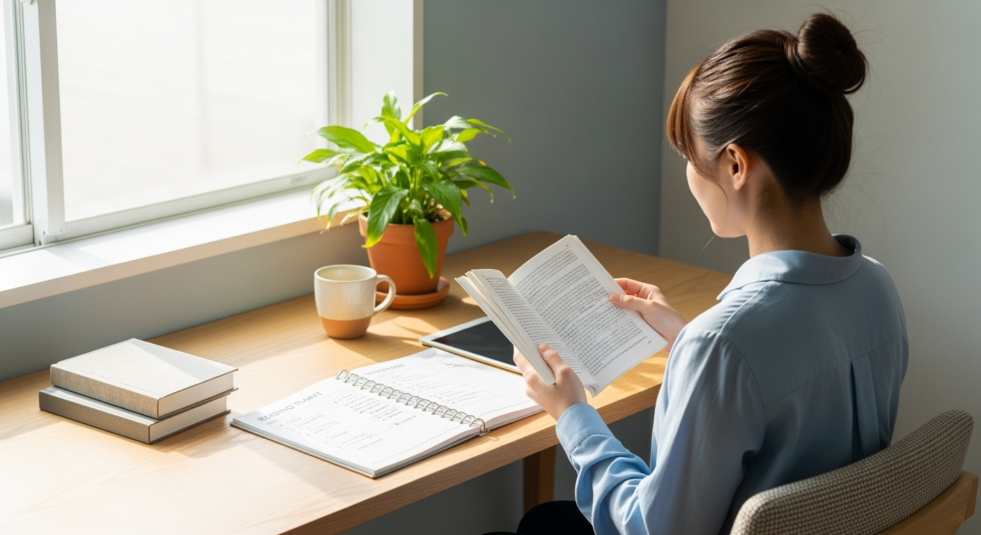 忙しい30代40代でも挫折しない！1日5分で読書が習慣になる3つの仕組み