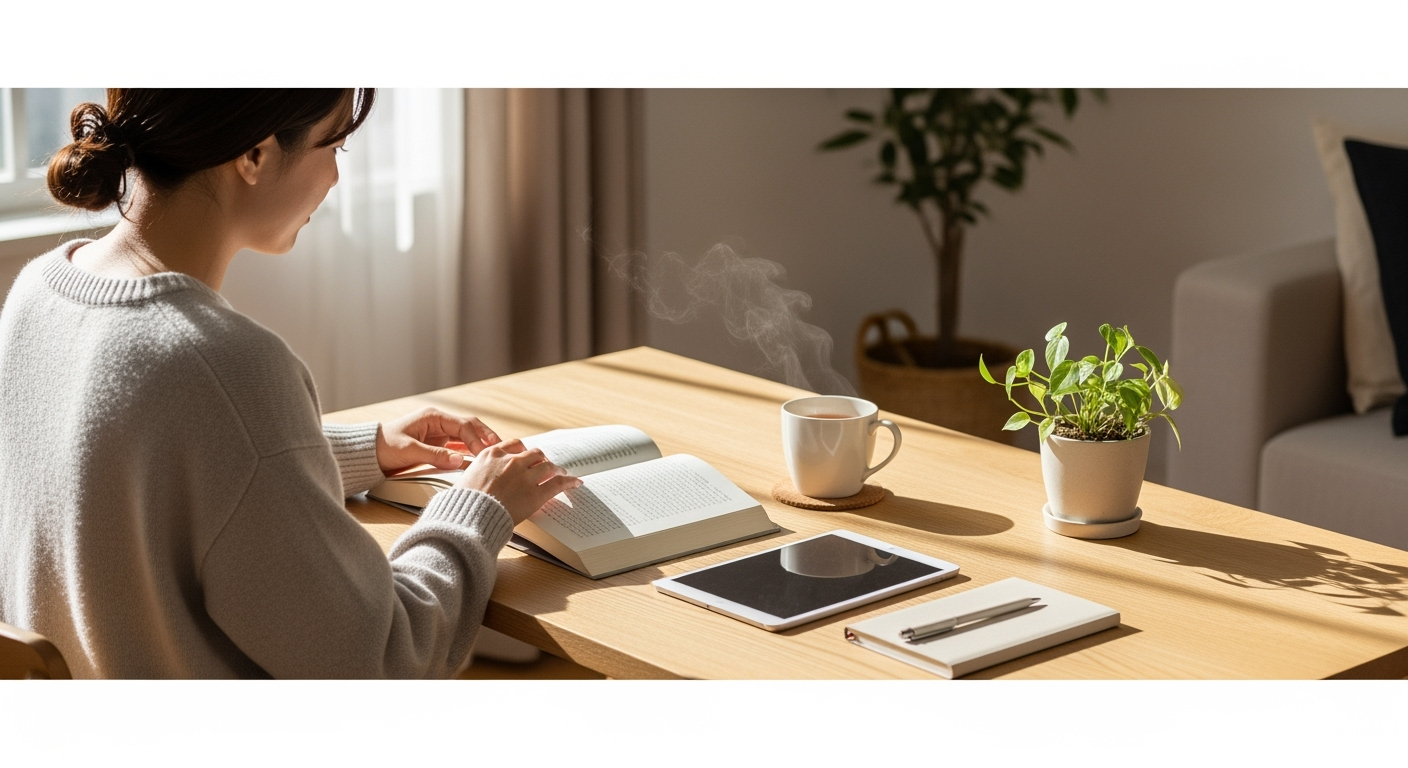 30代40代でも続く！1日15分の読書習慣が身につく3つのステップ