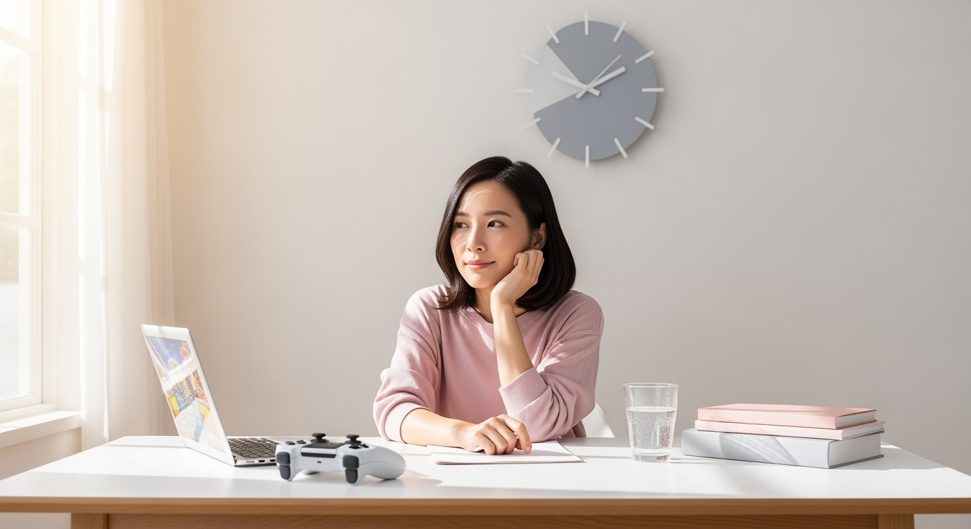 【科学的に証明】夜ゲーム時間が激減する5つの習慣｜40代が1週間で実感した睡眠の変化