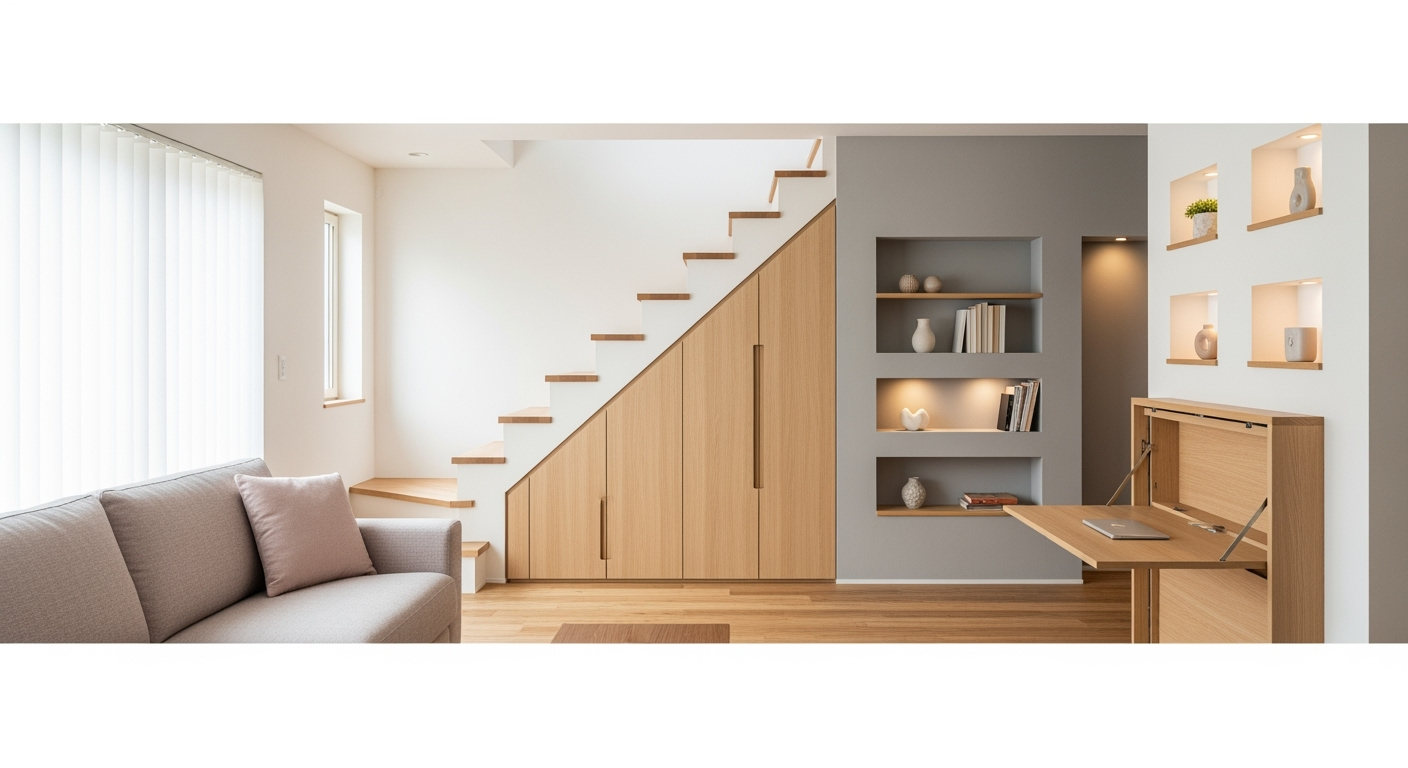 30代から始める「5分で変わる」デッドスペース収納術！賃貸でもできる7つの実用アイデア