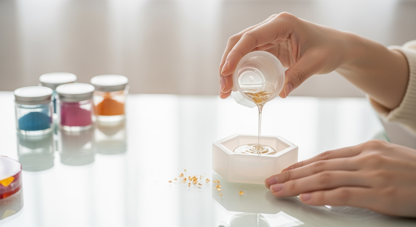 週末45分で心が軽くなる！40代から始めるレジンクラフトの癒やし効果