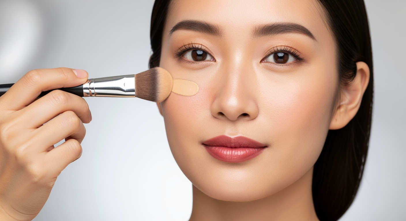 頬・小鼻の赤みを厚塗りせず自然にカバーする「置くだけ」ベースメイクの正解