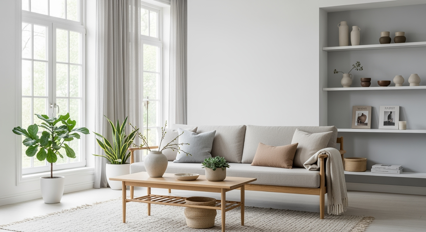 忙しい40代でもできる「光・余白・素材」の3ルールで部屋を北欧風に変える方法