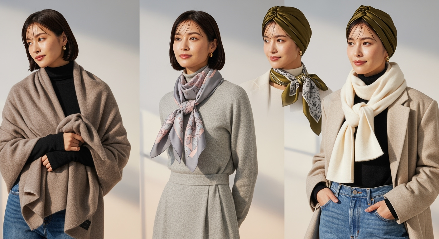 30代・40代が知らない「スカーフ1枚」で印象が激変する3つの理由