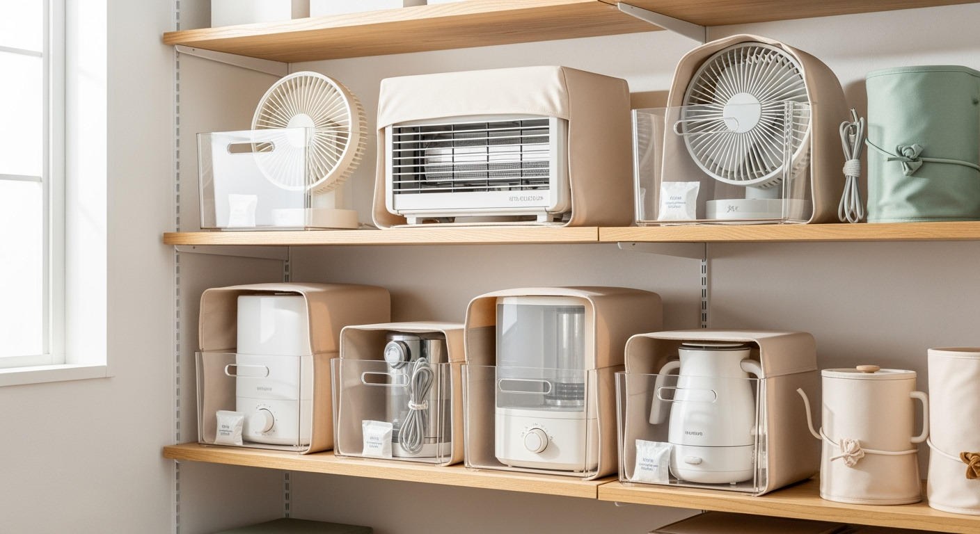 来季の準備がラクになる！季節家電の正しい保管術4ステップ