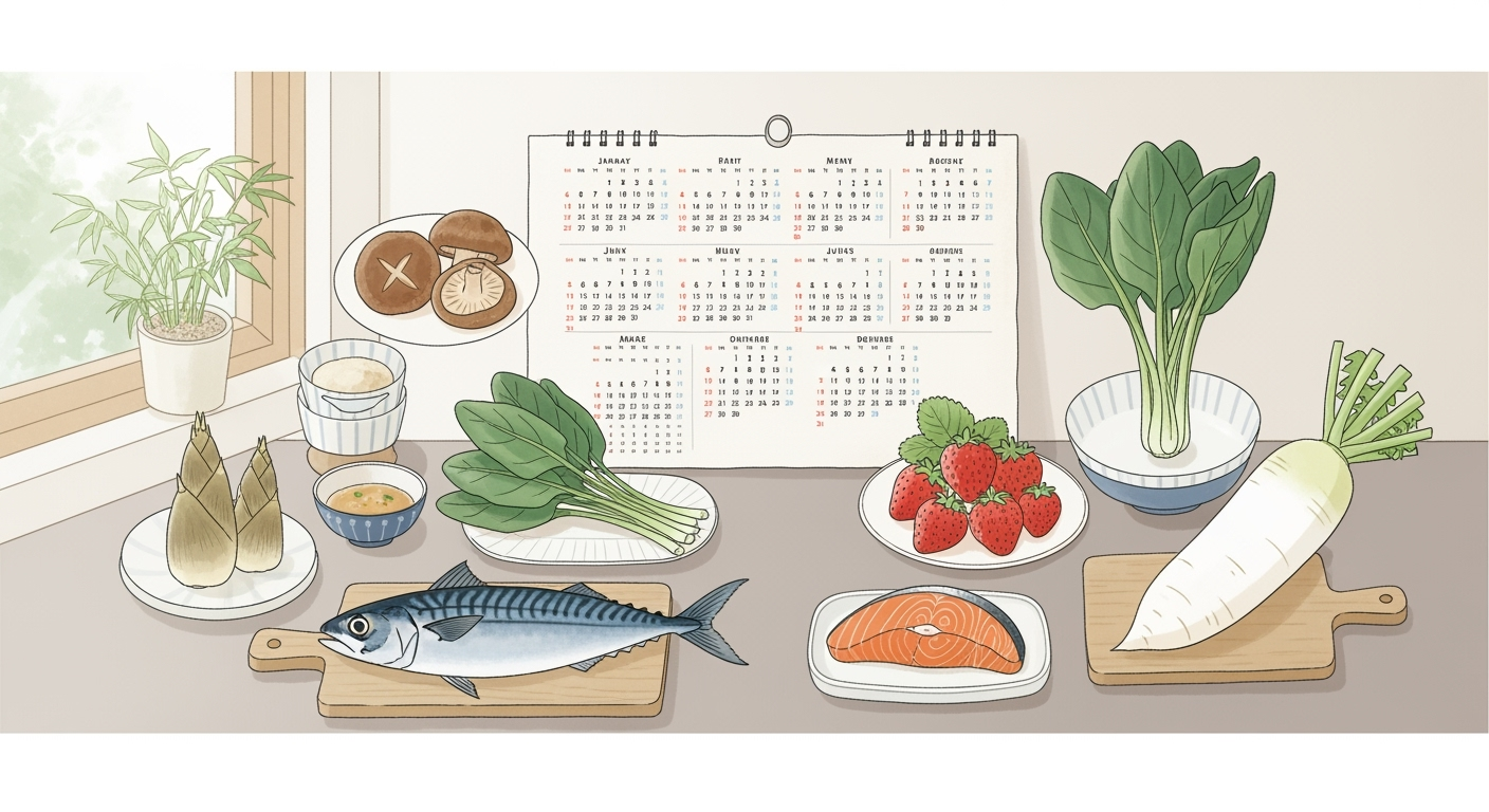 編集部が3カ月検証！旬の食材カレンダーで月3,000円節約＆献立迷い解消術