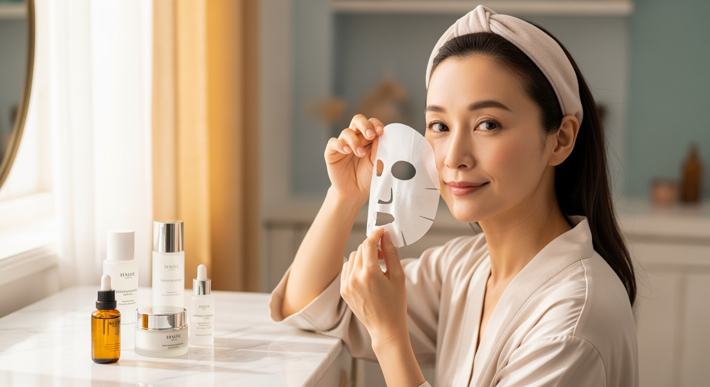 ゆらぎ世代が知らない「シートマスク10分ルール」｜正しい順番と密着テクニック