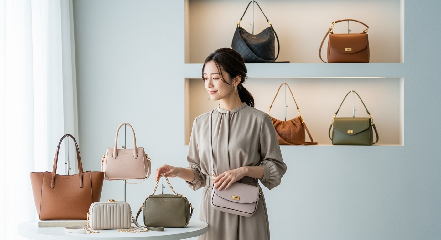 3分で見極める「失敗しないショルダーバッグ」の選び方：軽さ・容量・バランス完全チェックリスト