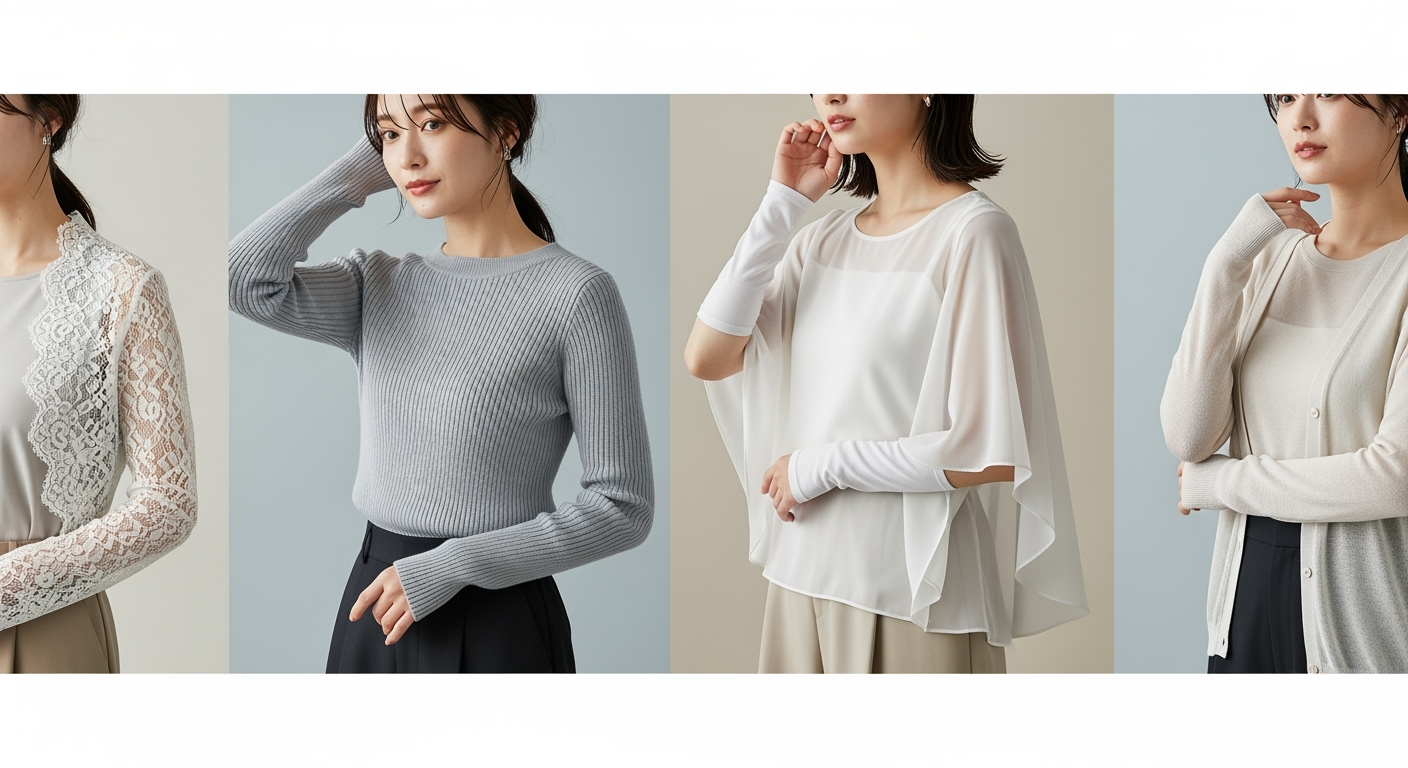 40代でも二の腕が細く見える服の選び方｜袖丈・素材・シルエット3つのコツ