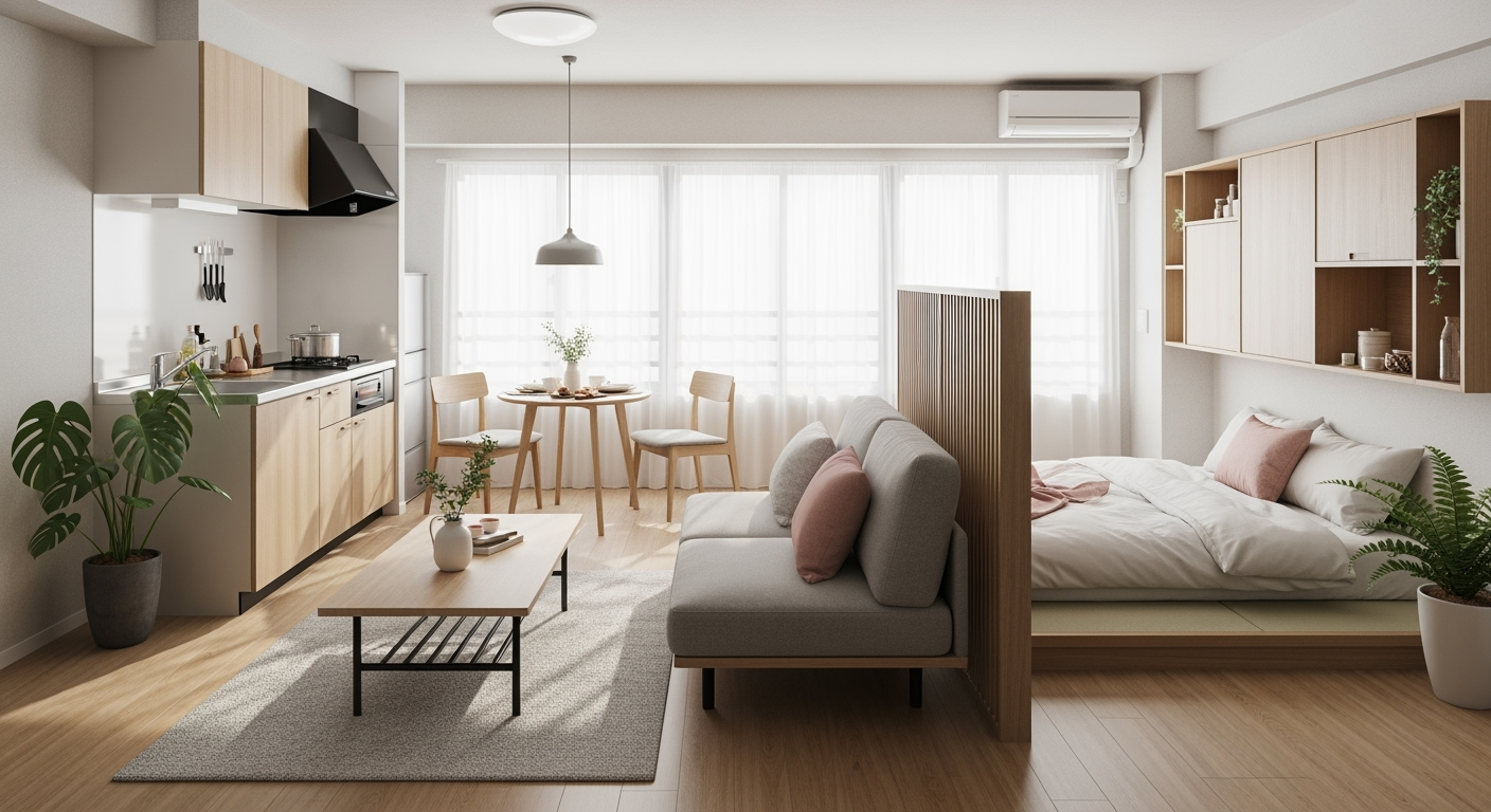 ワンルームが劇的に広くなる！プロが教えるベッド配置の黄金ルール6つ